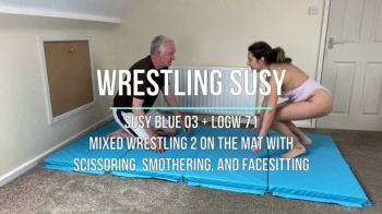 Susy Blue 03 - Mixed Wrestling 2 on the Mat with Scissoring, Smothering, and Facesitting.webp