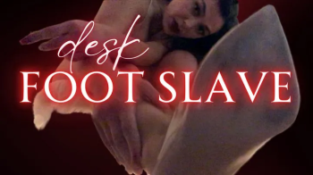 Desk Foot Slave - Trampled, Pedaled, and Teased.webp