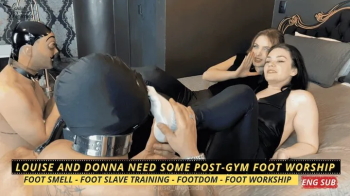 Louise and Donna Need Foot Worship After the Gym (1080 EN SUB) - Foot Smell - Foot Slave Training - Footdom - Foot Works.webp