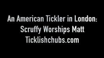 An American Tickler in London- Scruffy Worships Matt.webp