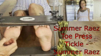 Summer Raez Toe Press Tickling Fetish Foot Tickle Toe Rings Highly Arched Feet Boy Tickling Girl Barefoot Oiled Feet Hai.webp
