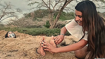 Sand Buried For Foot Tickling! (low res mp4).webp