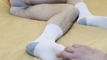 Sleepy Miles Gets His Feet Tickled.webp