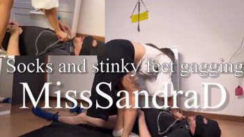 Socks and stinky feet gagging.webp