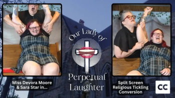Our Lady of Perpetual Laughter- A Religious Tickling Conversion with Headmistress OctoGoddess and BBW Schoolgirl Sara St.webp