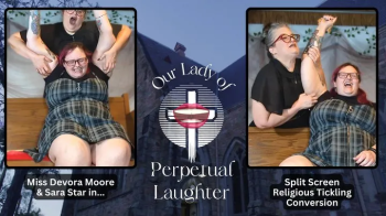 Our Lady of Perpetual Laughter- A Religious Tickling Conversion with Headmistress OctoGoddess and BBW Schoolgirl Sara St.webp
