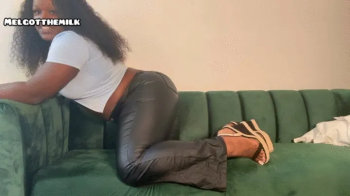 Rumbling stomach, Leather pants Farts - custom order.webp