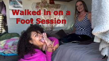 Walked in on a Foot Session - Shae Kink And Princess Sophia Exhibitionist Lesbian Foot Worship With Sole Licking And Blu.webp