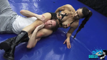 Wrestling in boots- Dolly vs Potter.webp