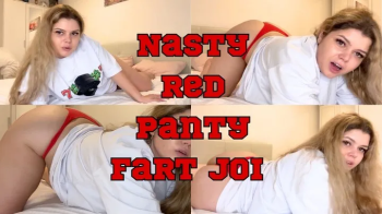 Naughty Red Panty Fart JOI.webp
