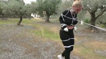 Dany Blonde - Hard Bondage Walk Training for the sexy Austrian Blonde - Part 2 wmv SD.webp