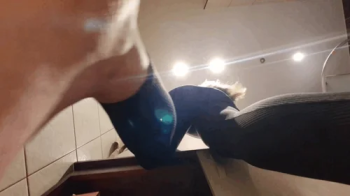 Giantess Trampling YOU Barefoot in the Bathroom.webp