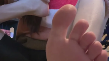 Feet sniffing, toe teasing.webp