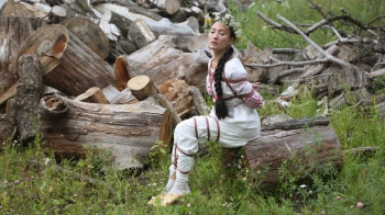 Sofi in ethnic dress in the forest_Part 1.webp