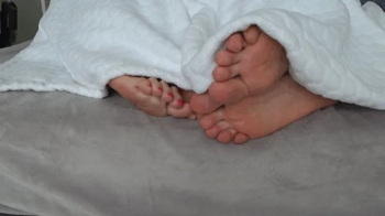 Intertwining toes under the blanket A FS.webp