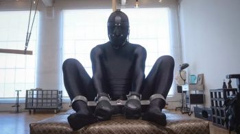 Rigid Metal Cuff Triptych - BondageFan70 and Elise Graves - Elise explores the limits of her sub within the confines of.webp
