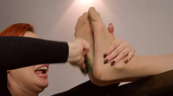 Stella Lies On Her Back In Creamy Skirt And Weronika Tickle And Lick Her Feet In Tan Pantyhose - Part 1 - HD 2560x1440.webp