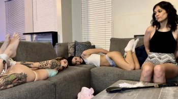 Insurance Scam MP4-Laney and Sutton celebrate court win with bondage and is found by Devyn.webp
