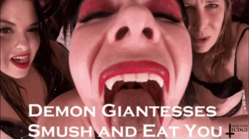Demon Giantesses Smush and Eat You.webp