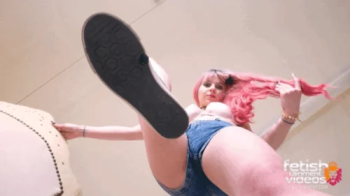 I'll flatten you under my Chucks! ( Giantess Trampling POV with 19 yo Miss Kinga ) - 640p wmv.webp