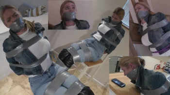 Lottie LaLay; Denim Detective Diabolically Duct Taped!!!.webp