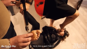 Tickled hanging by the feet - TICKLING - FOOTGAGGING - FOOT TICKLING - DOMINATION - BONDAGE - HANDCUFFS.webp