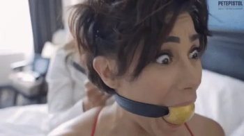 Enchantress Sahrye gets dominated by Alba- tied, ball gagged and fondled.webp