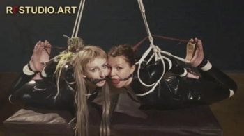 Bramble and Nova - Double Hogtie in Catsuits (UHD 4K MP4).webp