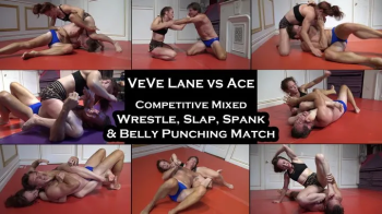 VeVe vs Ace- Competitive Mixed Wrestle, Slap, Spank, & Belly Punching Match (Aug 2023).webp
