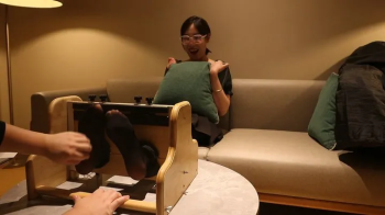 Chinese teacher gets tickled in stock after get off work.webp