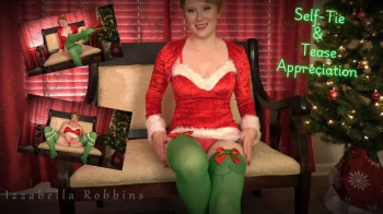 Christmas Party Date Gets Rewarded With Teasing and Self-Tie Pleasure.webp