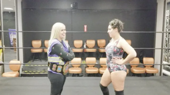 Humiliating outfit leads to bodyscissors and more!.webp