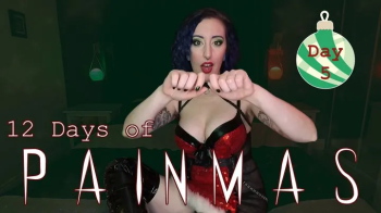 DAY 5 - 12 DAYS OF PAINMAS - Christmas CBT & Pain Play Slave Tasks by Miss Faith Rae with BDSM Instructions & Femdom POV.webp