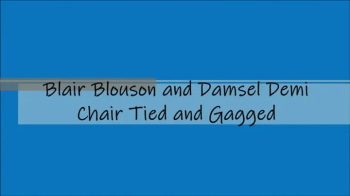 Blair Blouson and Damsel Demi Chair Tied and Gagged.webp
