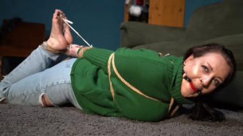 4107 Anija in Green Sweater Hogtie.webp