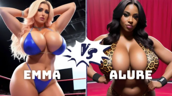 Big tit topless female pro wrestling- Alure vs Emma Dumbois HD.webp