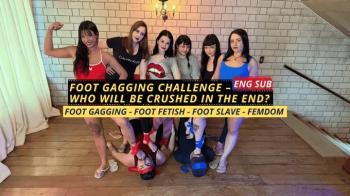 Foot Gagging Challenge – Who will be crushed in the end- (1080 EN SUB) - Foot Gagging - Foot Fetish - Challenge - Foot.webp