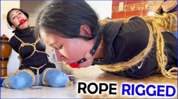 Rope Rigged and Heavily Restrained by Rough Rogues (FULL SESSION) (high res mp4).webp