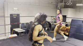 2 out of 3 falls match- Beauty v Cocoa.webp