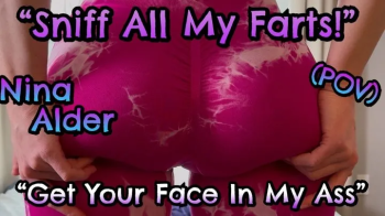 Bury You're Face In my Farting Ass! - Nina Alder - POV.webp