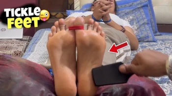 Tickle Trouble! Cute Indian Girl Can’t Stop Laughing.webp