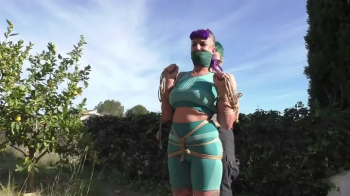 Maya Homerton - Intense Bondage Walk Training in the Spanish Winter Sun - Part 1 mp4 SD.webp