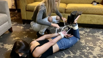 Tied Talette 3 from Internship HD-Blake LaVista escapes from her tape bondage and tickles Rosie Satin in a hogtie.webp