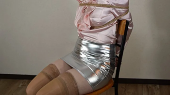 KR10 Japanese Lady Tamami Bound & Gagged in Satin Blouse Part1 (FasterDownload).webp