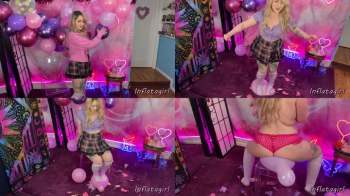 Inflatagirl Farts While Mass Popping At Party - Step to Pop, Sit to Pop, Nail Pop.webp