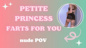 Petite Princess Spreads Cheeks & Farts for You.webp