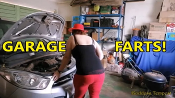 Farting While Checking Oil - Facefarts, Farting, Public Farting, Riding In Car, Ass Worship, Ass Fetish, Jeans Fetish, S.webp