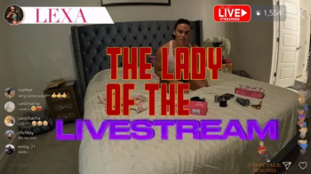 The Lady Of The LiveStream Starring- Happy Heartfella & Temptress Lexa - Lexa is streaming some kinky toys to her follow.webp