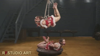Tilda and Astrid - Double Hogtie One Above the Other (UHD 4K MP4).webp