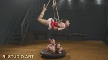 Tilda and Astrid - Double Hogtie One Above the Other (FULL HD MP4).webp